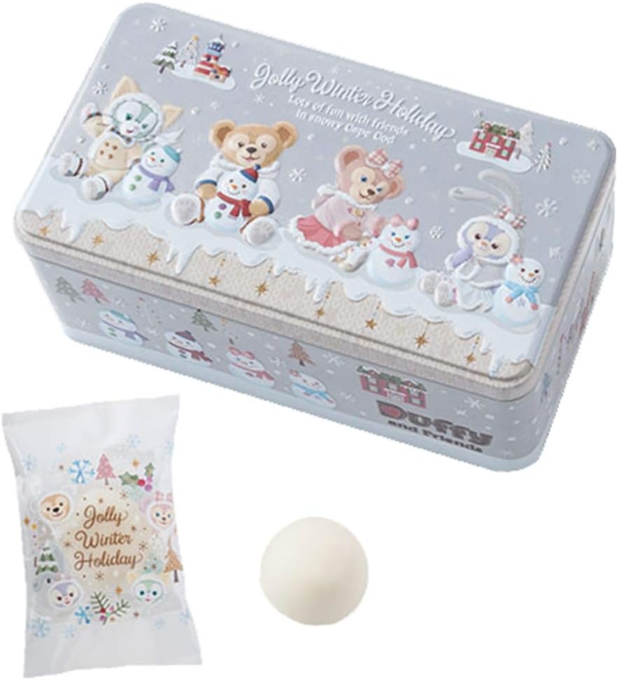 Amazon ダッフィー の クリスマス 19 よこ缶 チョコレートカバード マシュマロ ダッフィー シェリーメイ ジェラトーニ ステラルー マシュマロ お菓子 ディズニーシー 限定 おもちゃ おもちゃ