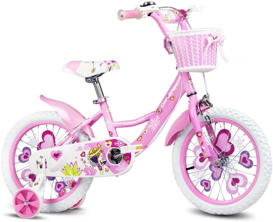 Children's Bicycle, 3-8 Year Old Girl Bike, Pink