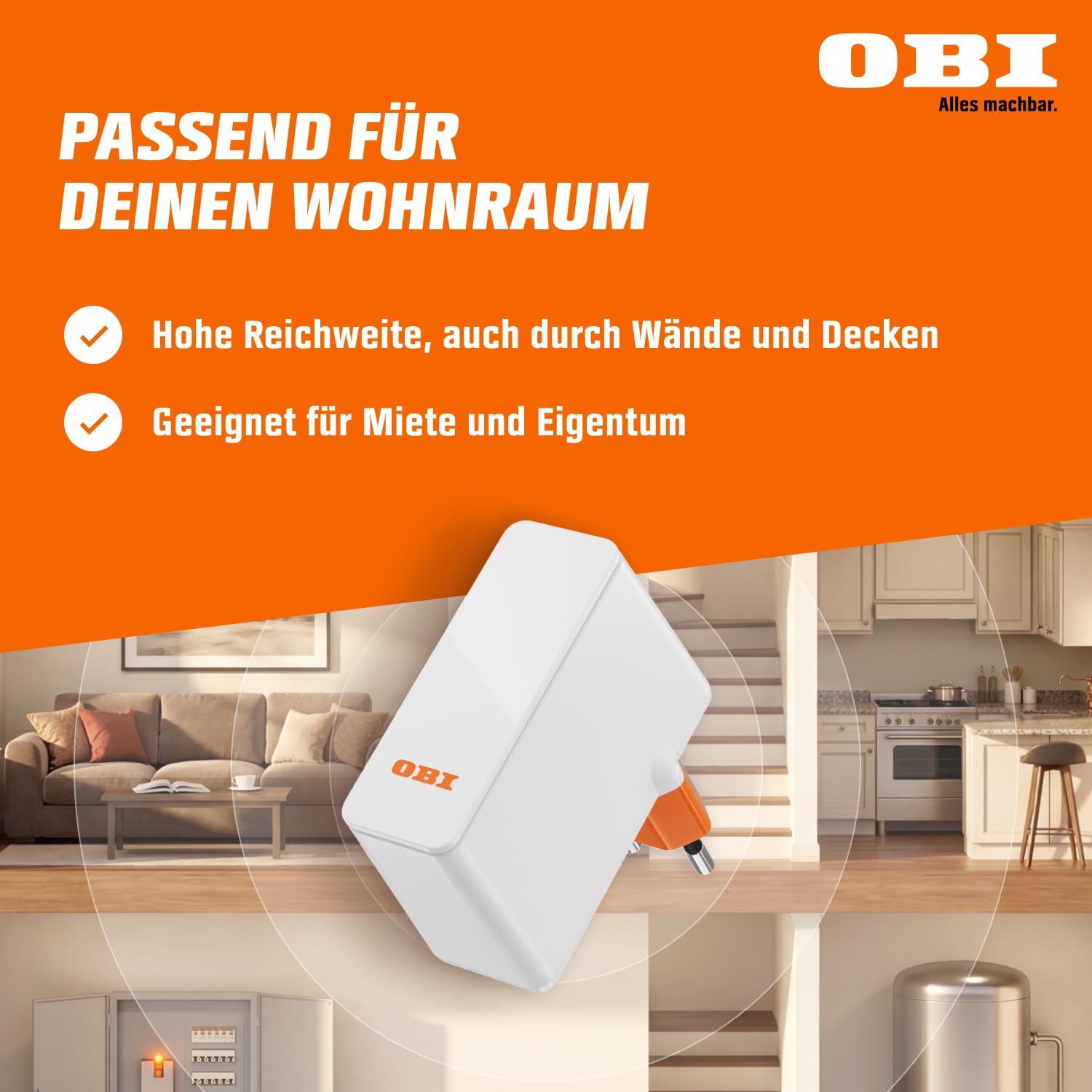 OBI ENERGY TRACKER - Smarter Stromzähler Ausleser | Strommessgerät & Stromverbrauchsmesser mit App | Energiemessgerät 5