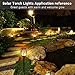 Ambaret Solar Lights, Flickering Flames Solar Torch Lights Outdoor Waterproof Decoration Lights Dusk to Dawn Auto On/Off Security Flame Torch Lights for Yard Garden (4 Pack)
