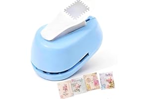 Postage Stamp Paper Punch,Postal Shape Rectangle Lever Action Hole Puncher for Scrapbooking Paper,Paper Crafting, DIY Card Ma