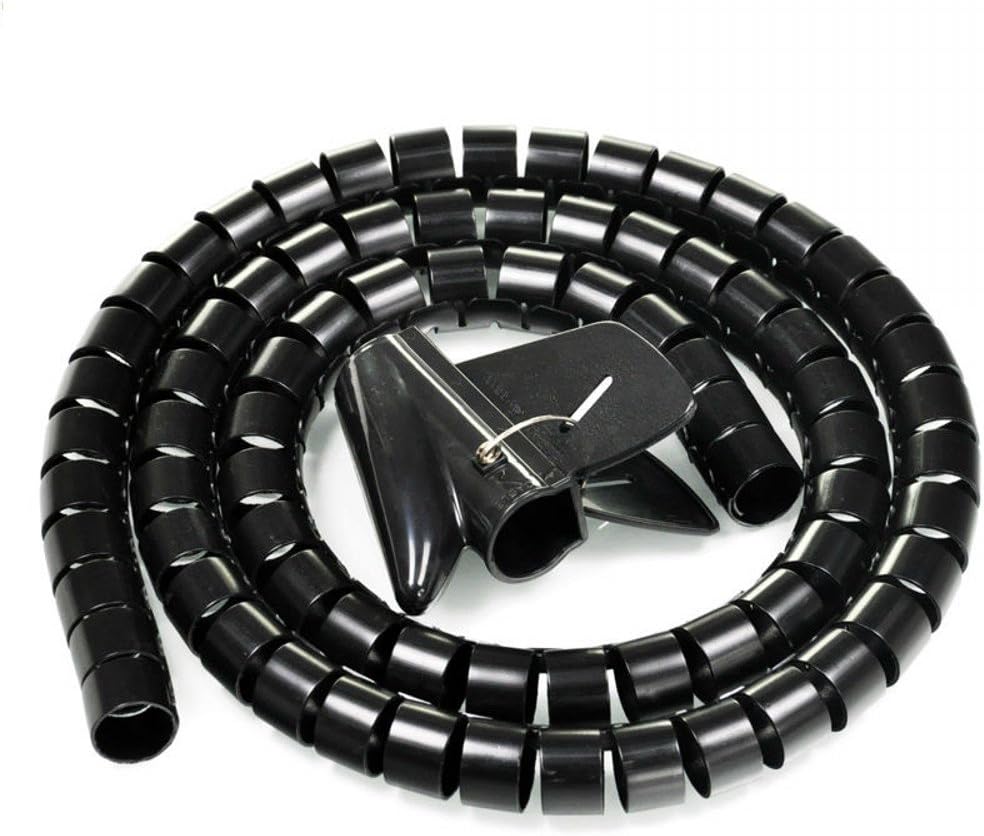 JZK 1.5 Meter, cutable Flexible Cable Tidy Tube Spiral Cable Tube Cable