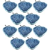 10 Pack H20 T1 Heavy Duty Deluxe Coral Microfiber Pads for Steamboy Mop