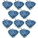 10 Pack H20 T1 Heavy Duty Deluxe Coral Microfiber Pads for Steamboy Mop