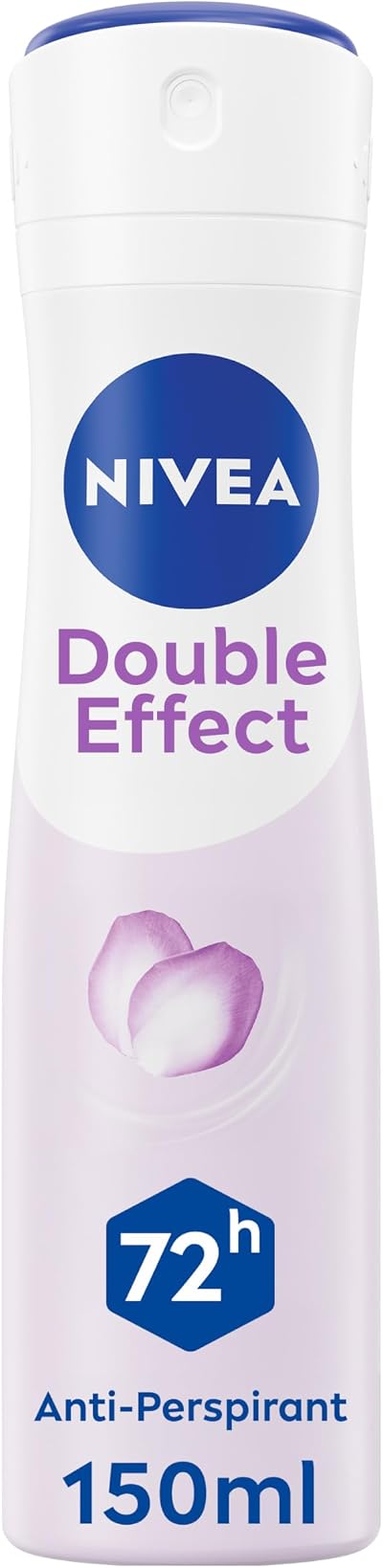 NIVEA Double Effect Anti-Perspirant Deodorant Spray 150ml 72H Sweat Odour