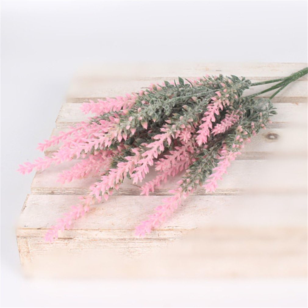 25 Heads Bouquet Plastic Flower Romantic 4 Colors Artificial Flowers Lavender Pink