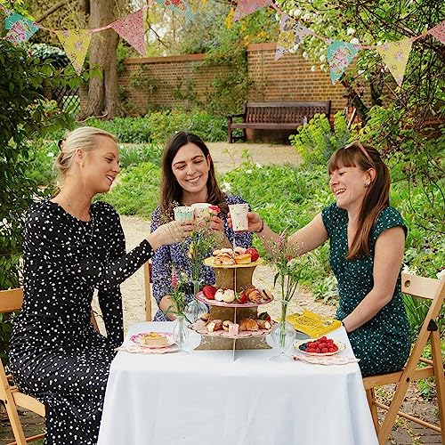cake afternoon tea paper plates