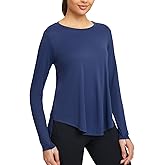 baleaf Women's UPF 50+ Sun Shirts Flowy Swing Tunic Tops Long Sleeve UV Protection Hiking Outdoor Workout S-3XL Plus Size