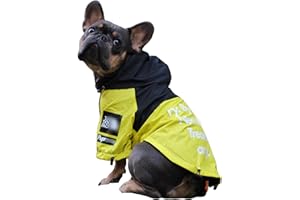 ChoChoCho NASA Dog Raincoats, Reflective Rain Jacket Water Proof, Dog NASA Costume, Dog Clothes, Pet Stylish Streetwear Outfit for Dogs Cat Puppy Small Medium Large