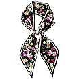 Silk Head Scarf for Hair Fashion Headwrap for Women Lightweight Neck Tie