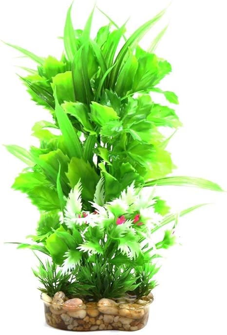 Amazon Shisyan 造花 爬虫類と両生類用プラスチックアクアリウムテラリウム水槽観葉植物の生息地の装飾 人工観葉植物 造花 オンライン通販