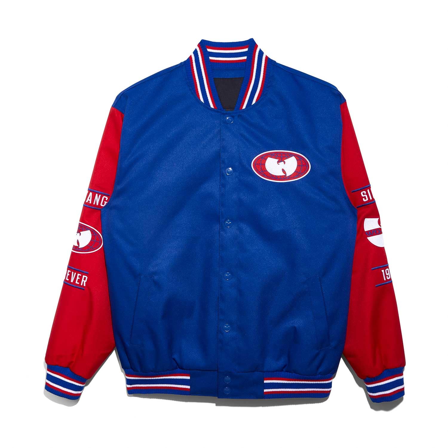 Photo 1 of Wu-Tang Clan All-City Jacket (US, Alpha, XX-Large, Regular, Regular, Royal & Red)