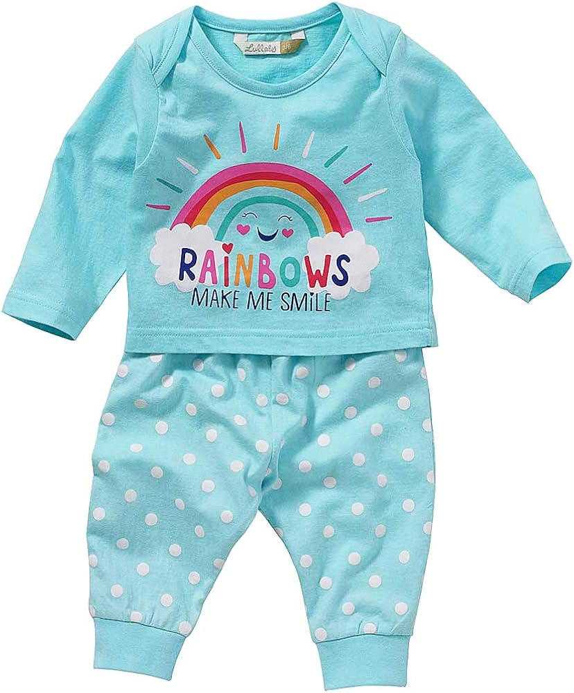 rainbow pajamas baby