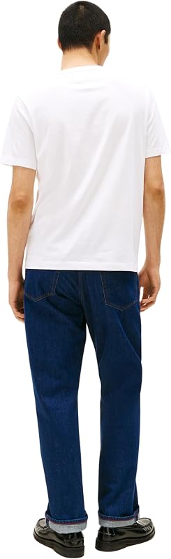 Herren T-Shirt Kurzarm Stack Graphic Tee mit Rundhalsausschnitt, Weiß (White), M — Foto 2 von 6