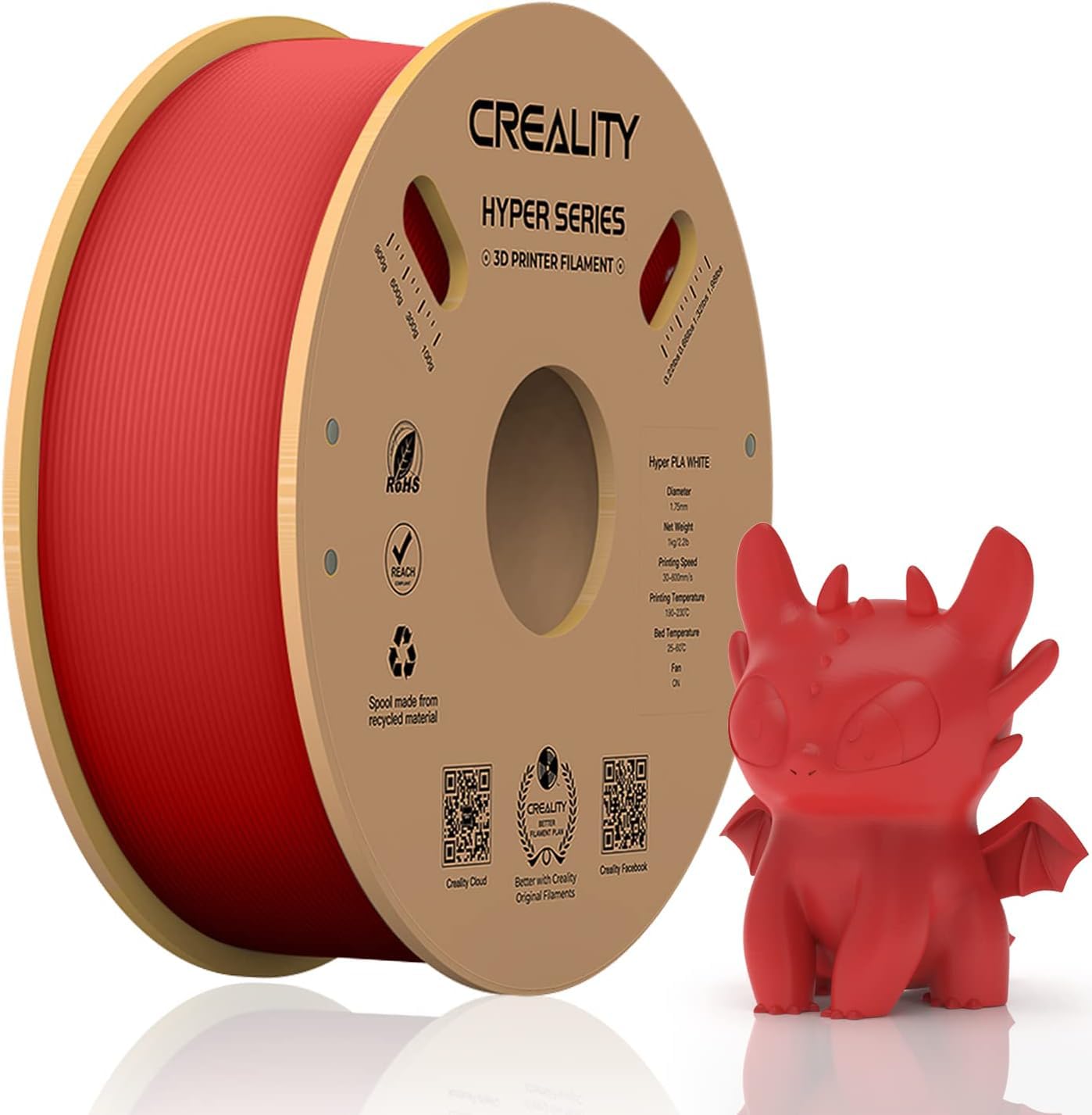 Official Creality Hyper PLA Filament 1.75mm, High