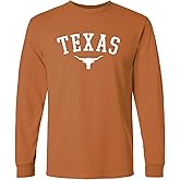 Texas Long Sleeve T-Shirt for Men, Women, Unisex, 100% Cotton, Texas State Pride Graphic Tee, Standard Fit Long Sleeve Top