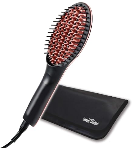 Amazon.com : Simply Straight Ceramic Hair Straightening Brush