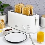 Quest 4 Slice Toaster White Extra Wide Long Slots 6 Settings view 6
