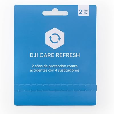 Air 2S Care Refresh 2 años, DJI Air 2S, hasta Tres reemplazos en 24 Meses, Soporte rápido, Cobertura contra Accidentes y daños por Agua, Activado en 48 Horas
