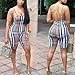 ECHOINE Women's Sexy Bodycon Romper Spaghetti Strap Short Pants One Piece Jumpsuits Clubwer