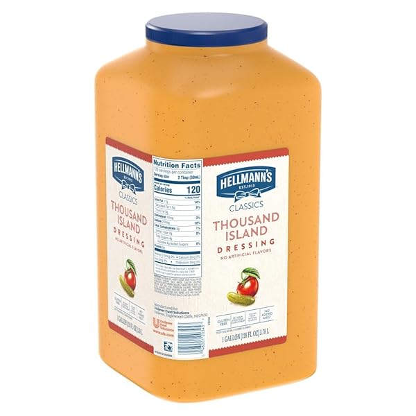 HELLMANN’S CLASSICS FRENCH SALAD DRESSING JUG, GLUTEN FREE,...