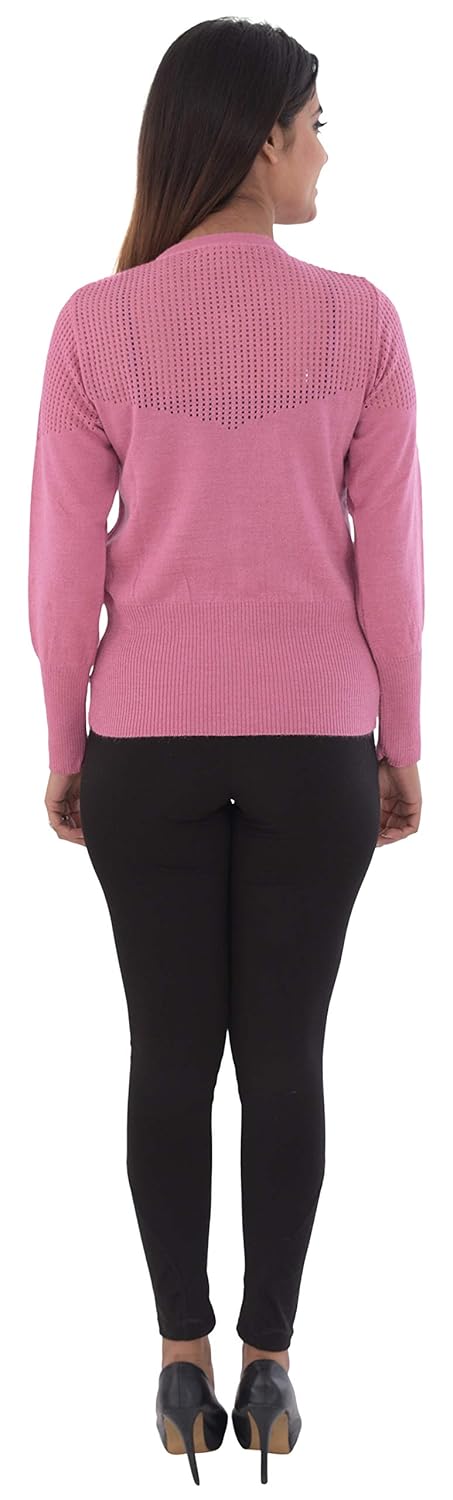 dynamis women winter sweater pink