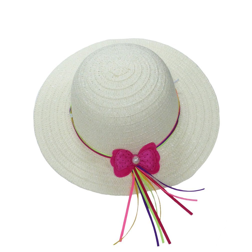 off white wide brim hat