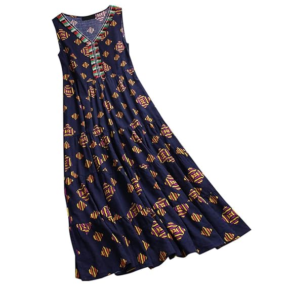 Wudube Robe De Plage Femmes Col En V Couture Décontractée