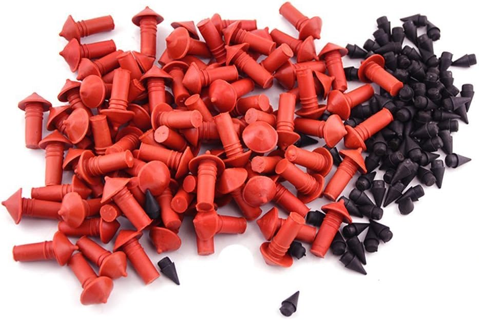 TESWNE 80Pcs Tire Repair Pocket Tire Plugs Rubber Bullet (8.2mm)