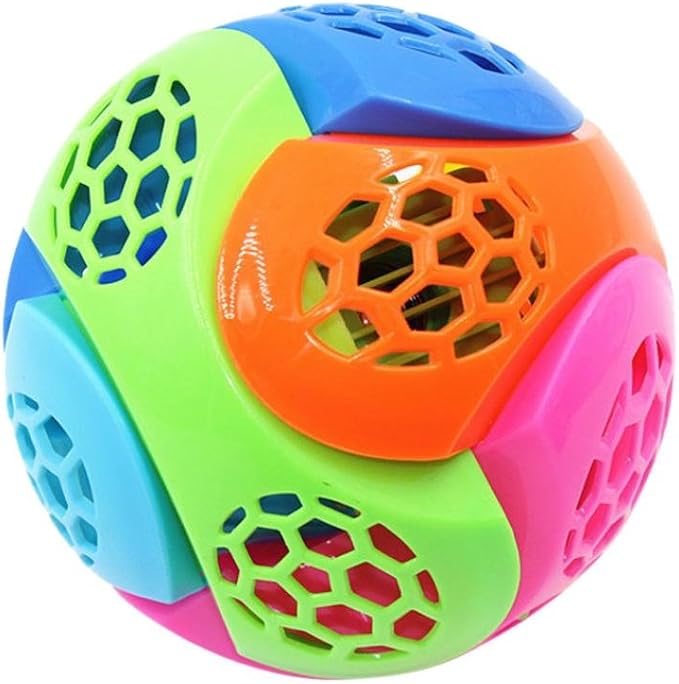 Lazzboy Musical Ball Toy, Music LightUp Ball Flash Kid Creative Puzzle Electric Bouncing Toy