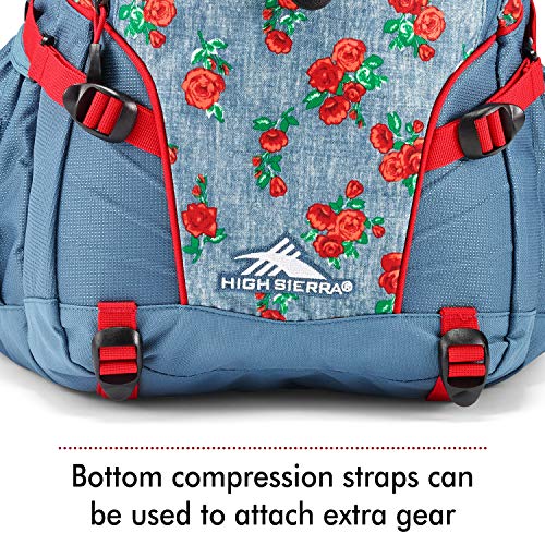 image for High Sierra Loop Backpack for Men and Women, Compact Bookbag Backpack 