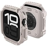 Spigen for Apple Watch Series 11 Case, Rugged Armor Compatible with Series 11/10 42mm Durable Protective TPU Flexible Shock Proof Military Grade Bumper - Dune Beige