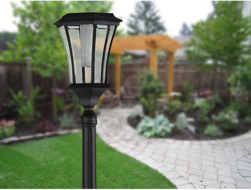 Sun-Ray Abigail Solar Lamp Post and Planter