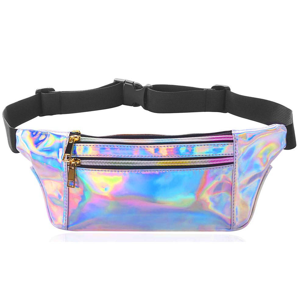 per Festival Marsupio in Pelle Lucido Marsupio da Donna Argento Qincling  Impermeabile Marsupio olografico da Viaggio Corsa Marsupio da Corsa al  Laser Sport allAria Aperta Marsupi alla moda Valigeria berjaya.edu.my