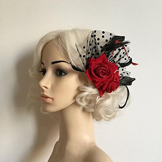 Oulii Fournitures De Plume Bandeau Fleur Bandeau Serre Tete Bibi