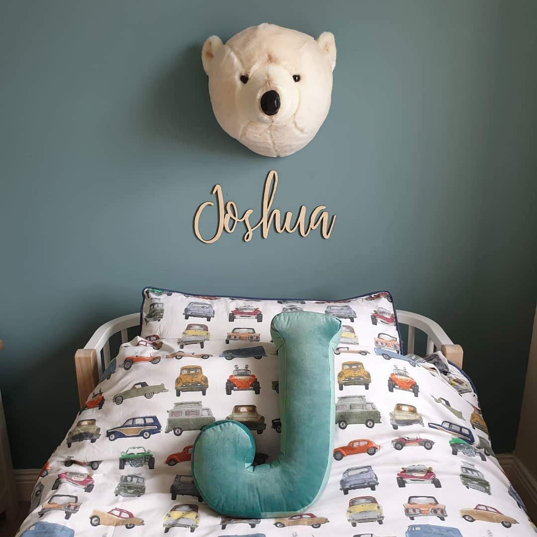 pillow letters baby's room