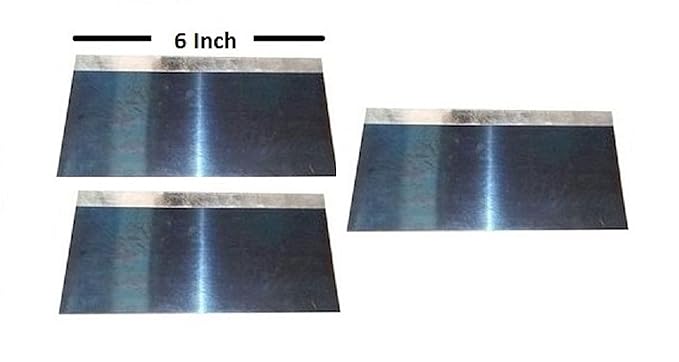 HST Putty Blade, Knife, Scraper 6Inch Width Set of 3