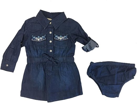 denim western shirt dress