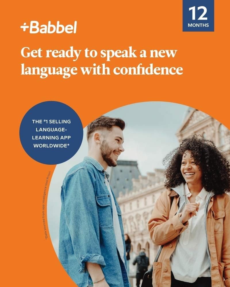 Babbel Learn a New Language 12 Month Subscription for