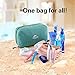 Toiletry Bag, Compact Toiletry Bag Large Storage Capacity with Hanging Hook, Waterproof Travel Organizer and Storage as Bathroom Accessories For Men & Women (Urban Grey)