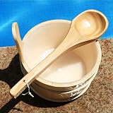 Zalati Wooden Bucket and Ladle Set 4L Sauna Water Barrel view 4