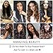 ABH AMAZINGBEAUTY HAIR Jerry Curly Clip in Hair Extensions Real Human Hair 3B 3C Double Wefts Curly Clip ins for African Americans 120g 7 Pieces 17 Clips 120 Grams, Natural Black 14 Inch
