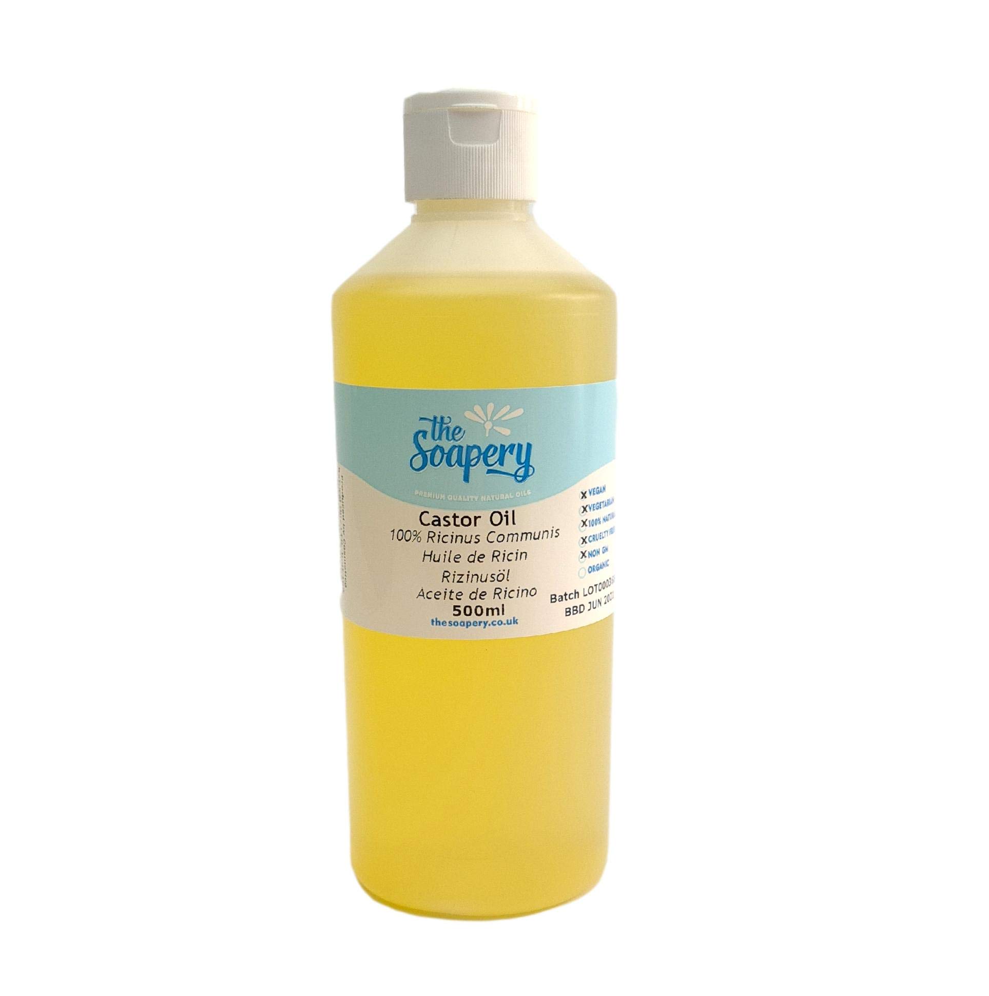 Castor Oil - 500ml - Pure and Cold Pressed
