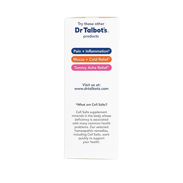 DR. TALBOT’S PAIN + FEVER RELIEF LIQUID MEDICINE WITH NATURALLY INSPIRED INGREDIENTS FOR CHILDREN, INCLUDES DOSAGE CUP, GRAPE JUICE FLAVOR, 4 FL OZ (PACKAGING MAY VARY)