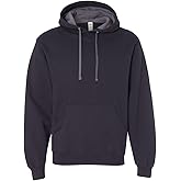 Fruit of the Loom mens Pullover Sofspun Fleece Sweatshirts and Hoodies, Pullover - Black, Large US