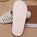 Wodeal Slippers, Women's and Men's Cotton Flax Casual House Slippers Indoor and Outdoor (260MM(Suit for Women US 8.5-9.5), Coffee)