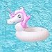 Inflatable unicorn Pool Float Party Tube Pool Raft Summer Swimming Pool Outdoor Toy For Baby Infants & adults (Purple)