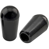 Musiclily Pro M3.5 LP Guitar 3-Way Toggle Switch Tips, Black (Set of 2) | for Korea Made Epi LP Switches