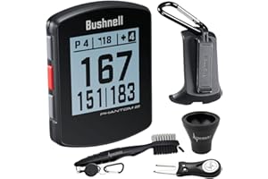 Bushnell Phantom 2 GPS Rangefinder with BITE Magnetic Mount and GreenView with Wearable4U Ultimate 3 Golf Tools Bundle