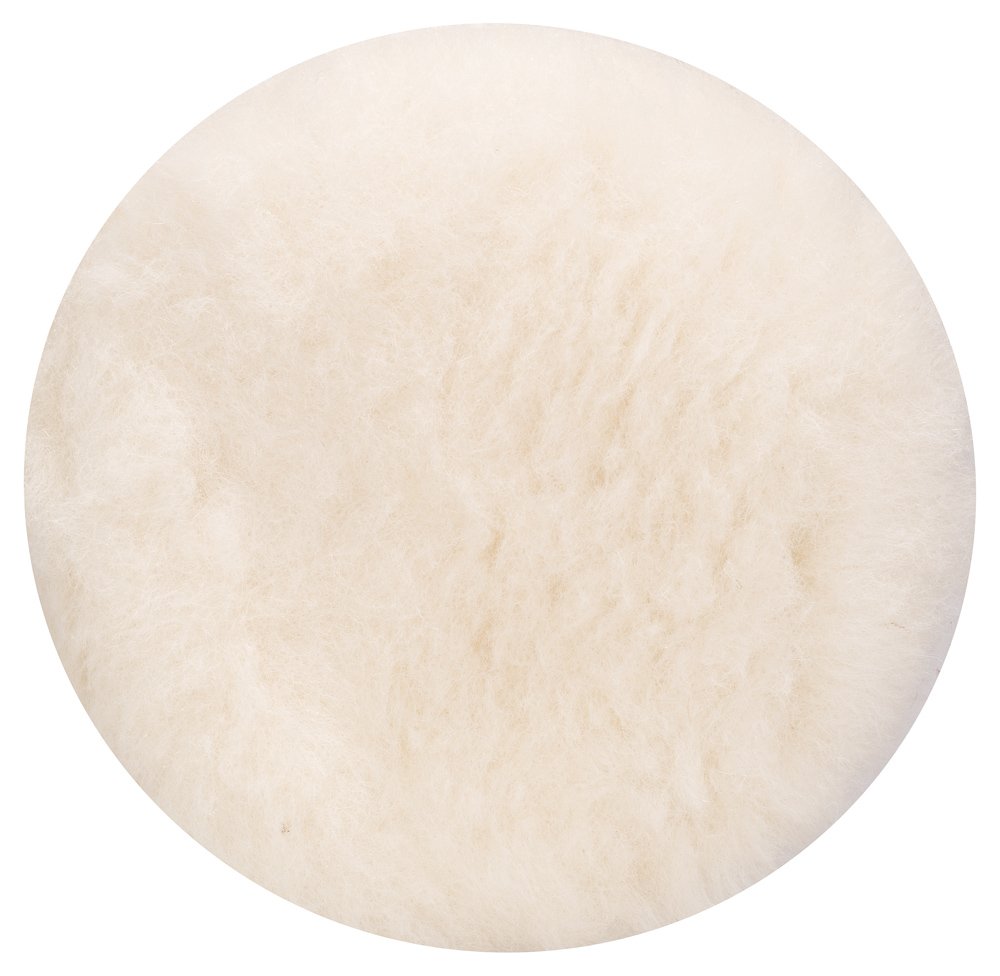 Bosch Professional 1x Lambswool Bonnets for Polishers (for Lacquer, Multiplex board, 150 x 130 x 27 mm, Accessory Polisher)